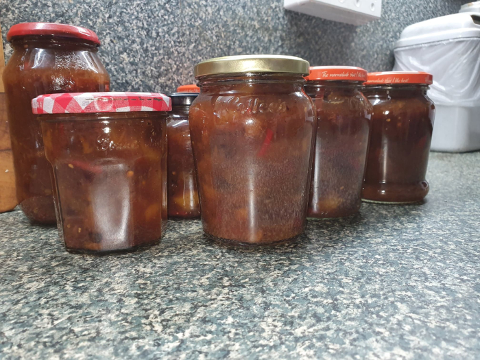 Preview of the Spicy Mango Chutney in multiple jars