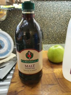 Picture of a bottle of malt vinegar